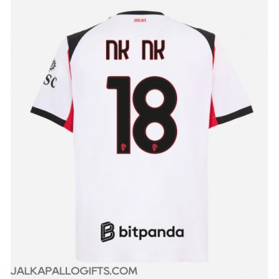 AC Milan Christopher Nkunku #18 Vieraspaita 2025-26 Lyhythihainen AC Milan Christopher Nkunku #18 Vieraspaita 2025-26 Lyhythihainen